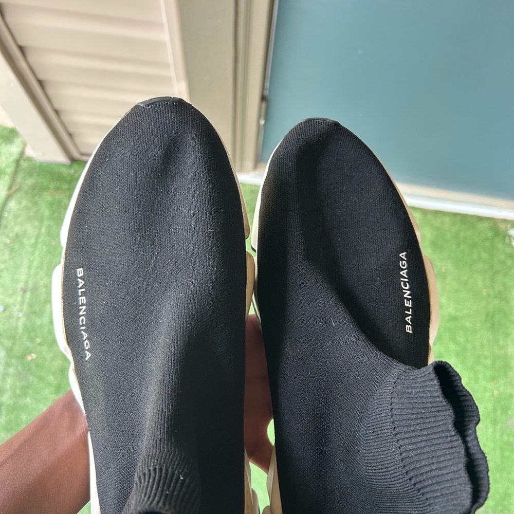 Balenciaga Black Sock Sneakers - Picture 3 of 4